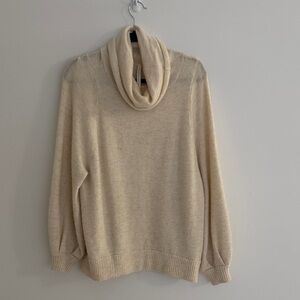 Babaton Soft Cream Cowl Neck Sweater